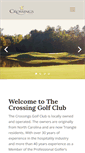 Mobile Screenshot of crossingsgolf.com